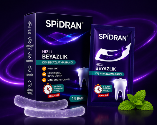 SPİDRAN® Diş Beyazlatma Bandı | 30 Dakikada Daha Beyaz Gülüşler